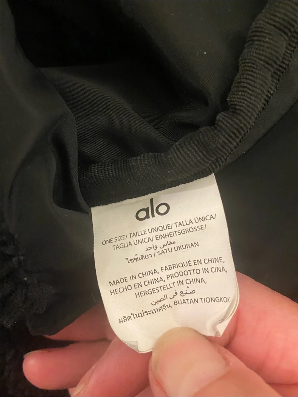 ALO Yoga  foxy  Sherpa Tote - Plush Logo Carryall